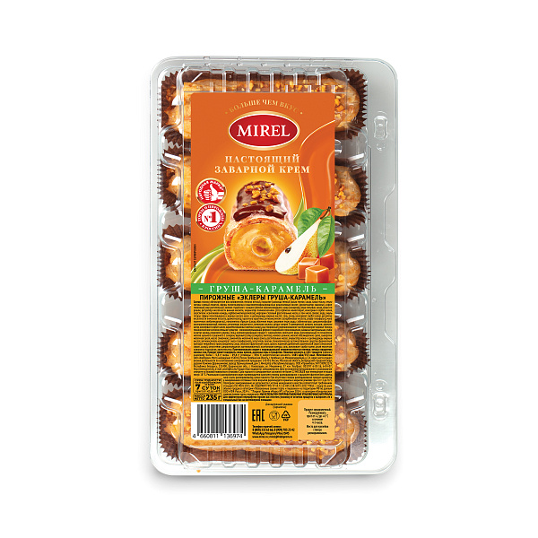 Эклеры "Груша-карамель".' '. 1