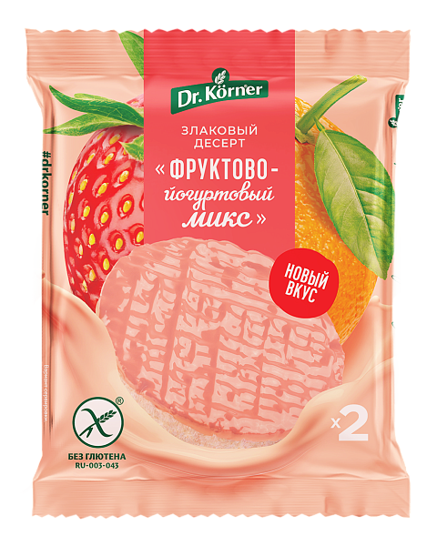 Десерт злаковый «Фруктово-йогуртовый микс» (34 г)