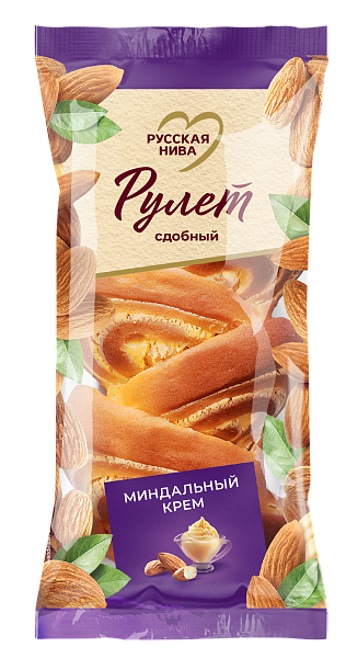 Рулет сдобный Миндальный крем