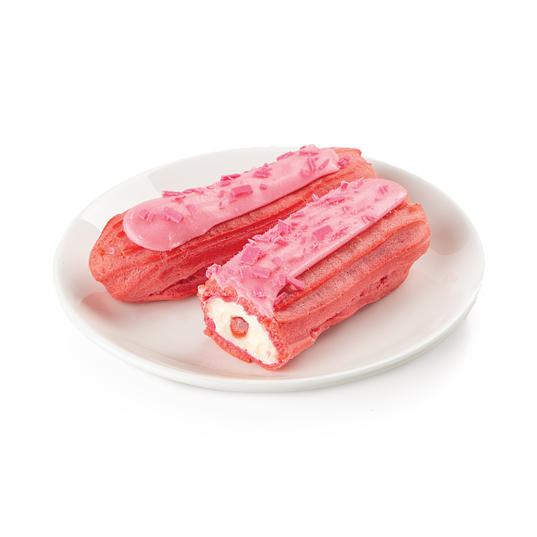 Эклеры клубника со сливками.' '. 0