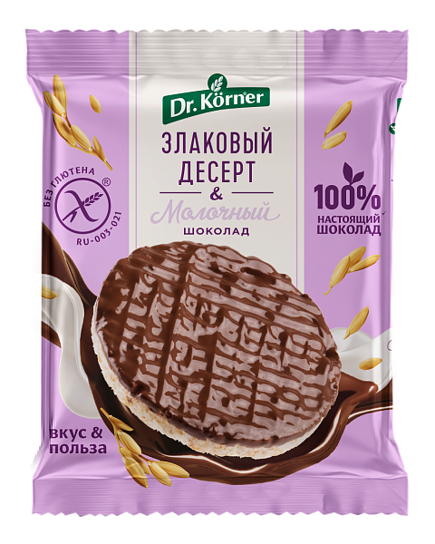 Злаковый десерт с молочным шоколадом рисовый (17 г)